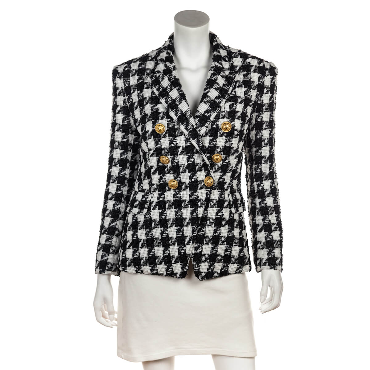 Balmain Black 
White Houndstooth Blazer Size L | FR 40 - Replica Handbag 
 - Replica Handbags 
Best Quality
 Designer Handbags 
Preloved Fashions