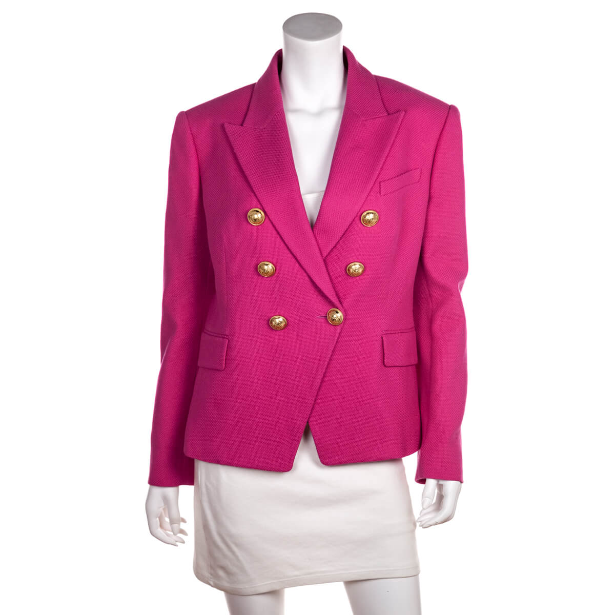 Balmain Pink Fuchsia Pique Double Breasted Blazer Size XL | FR 44 - Replica Handbag 
 - Replica Handbags 
Best Quality
 Designer Handbags 
Preloved Fashions