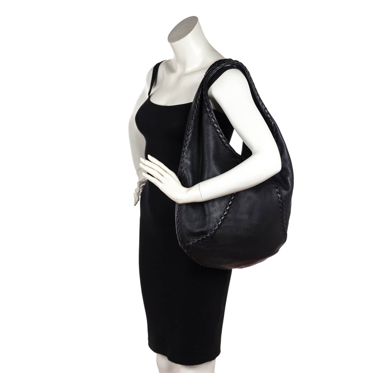 Bottega Veneta Black Cervo Deerskin Large Hobo - Replica Handbag 
 - Replica Handbags 
Best Quality
 Designer Handbags 
Preloved Fashions