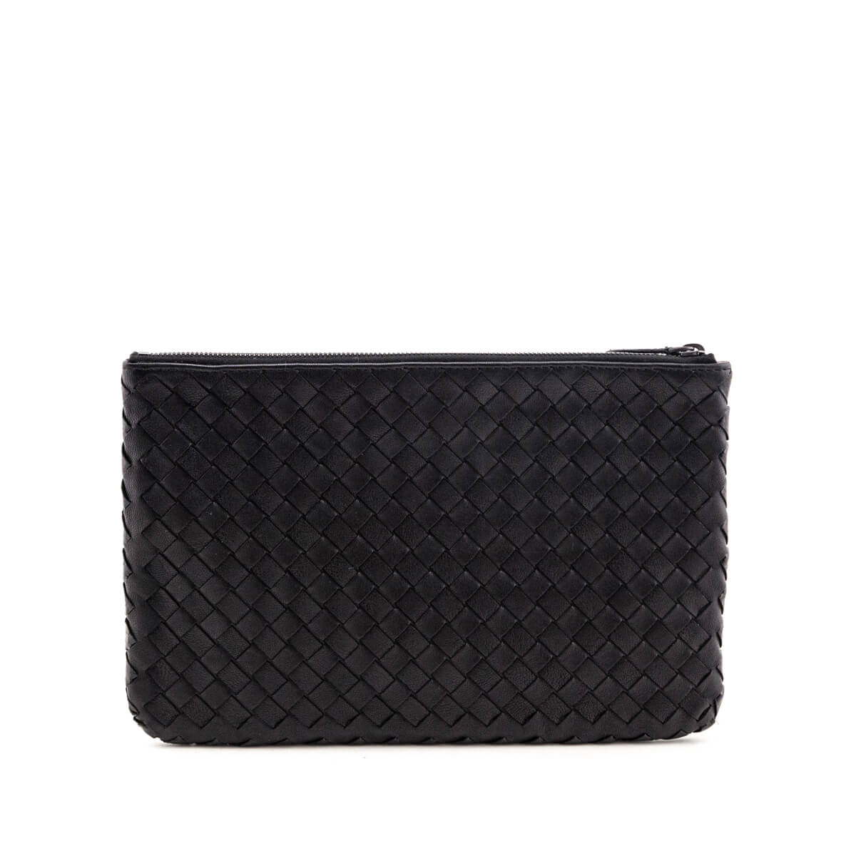 Bottega Veneta Black Nappa 
Snakeskin Intrecciato Medium Zip Pouch - Replica Handbag 
 - Replica Handbags 
Best Quality
 Designer Handbags 
Preloved Fashions