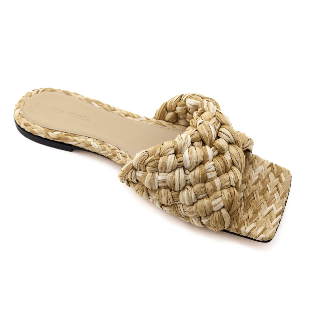 Bottega Veneta Natural Raffia Twisted Intrecciato Stretch Mules Size US 10 | EU 40 - Replica Handbag 
 - Replica Handbags 
Best Quality
 Designer Handbags 
Preloved Fashions