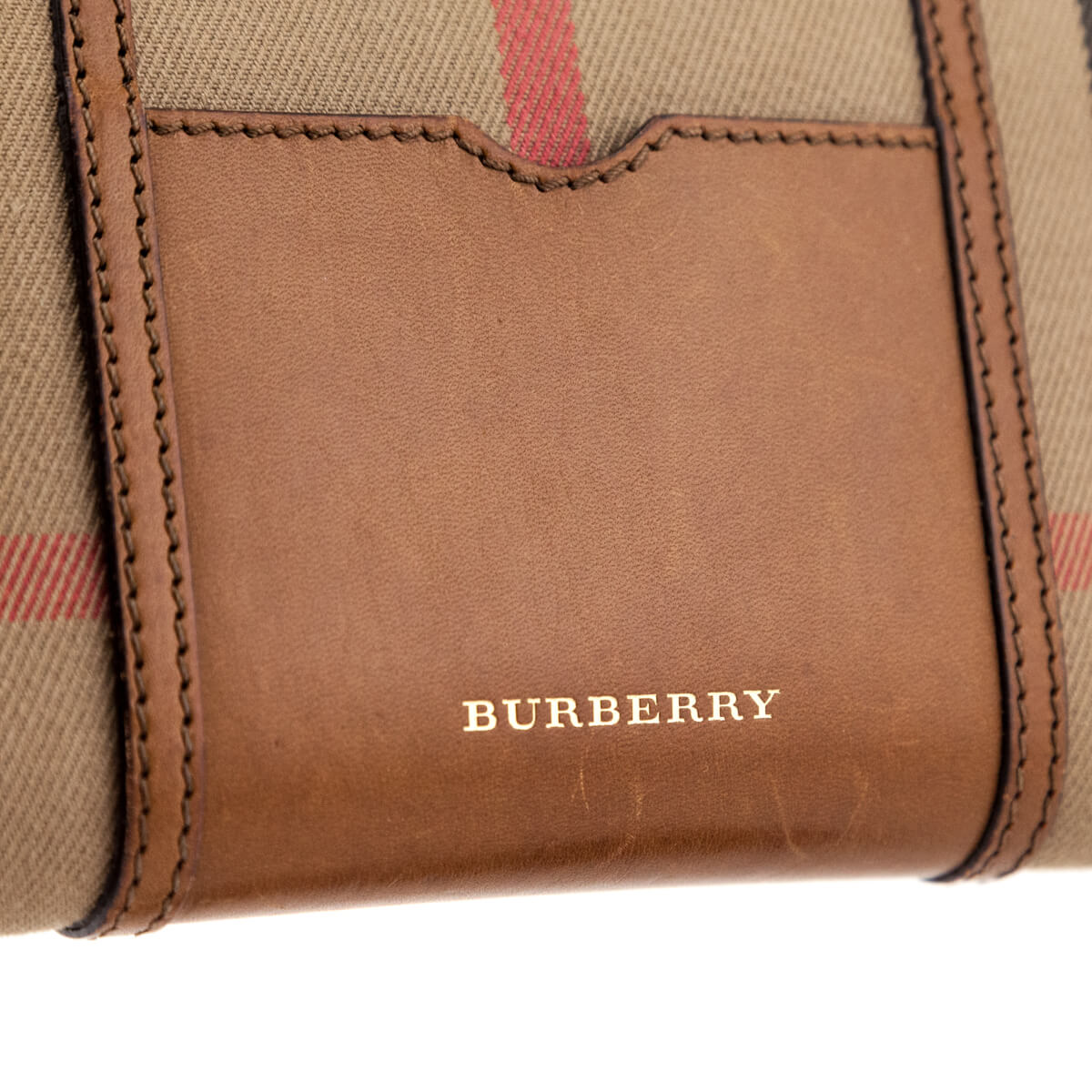 Burberry Brown Ochre Leather 
House Check Large Ziggy Zip Around Wallet - Replica Handbag 
 - Replica Handbags 
Best Quality
 Designer Handbags 
Preloved Fashions