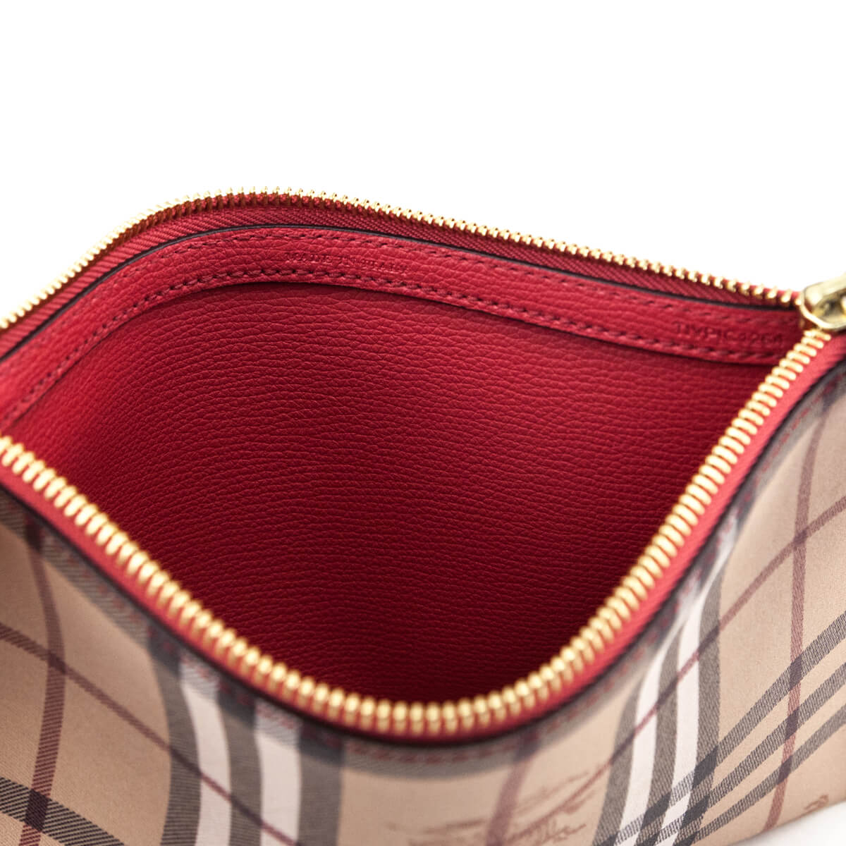 Burberry Haymarket Check Red Calfskin Pouch - Replica Handbag 
 - Replica Handbags 
Best Quality
 Designer Handbags 
Preloved Fashions