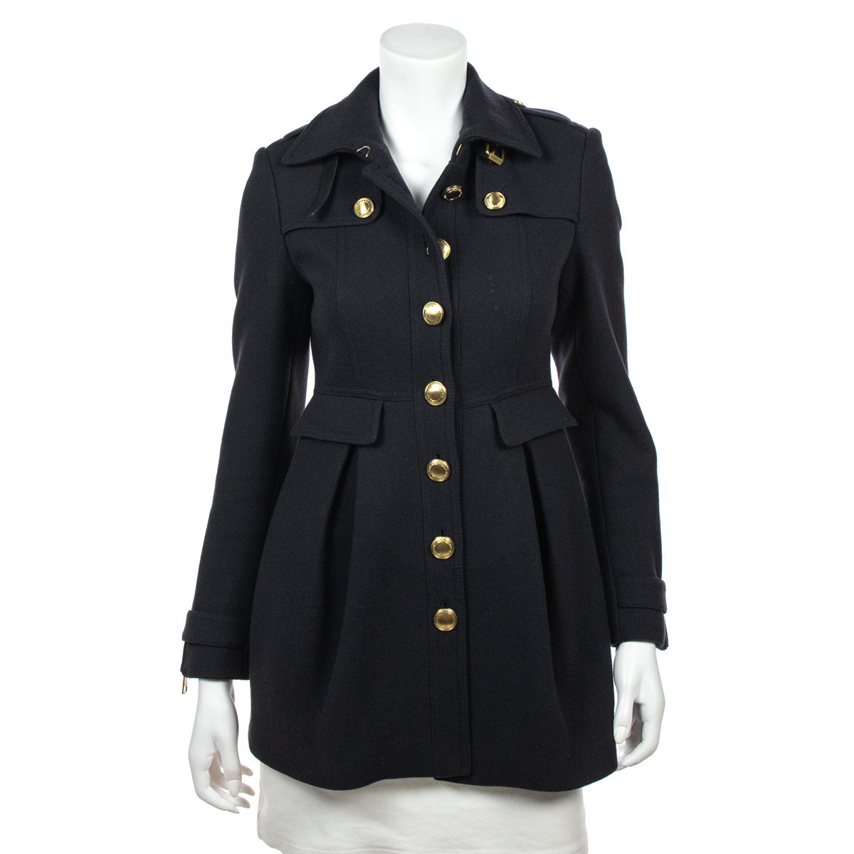 Burberry Navy Wool Military Coat Size S | UK 8 - Replica Handbag 
 - Replica Handbags 
Best Quality
 Designer Handbags 
Preloved Fashions