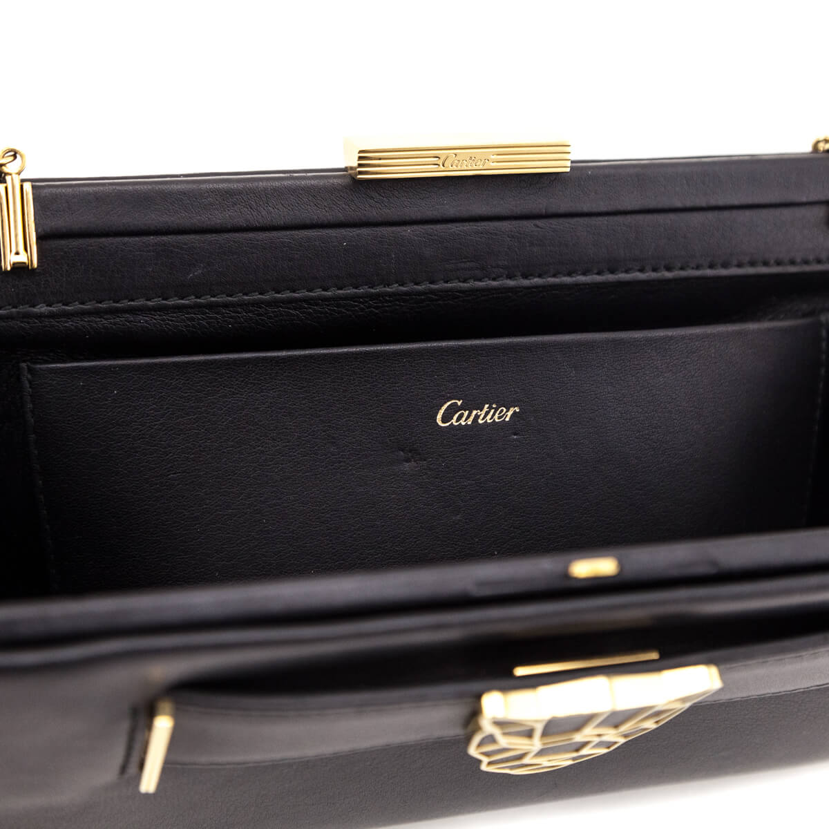 Cartier Black Calfskin Panthere de Cartier Clutch - Replica Handbag 
 - Replica Handbags 
Best Quality
 Designer Handbags 
Preloved Fashions