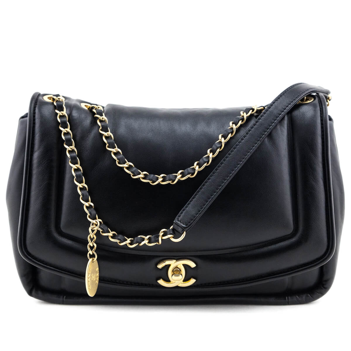 Chanel Black Lambskin Coco Cuddle Flap Bag - Replica Handbag 
 - Replica Handbags 
Best Quality
 Designer Handbags 
Preloved Fashions