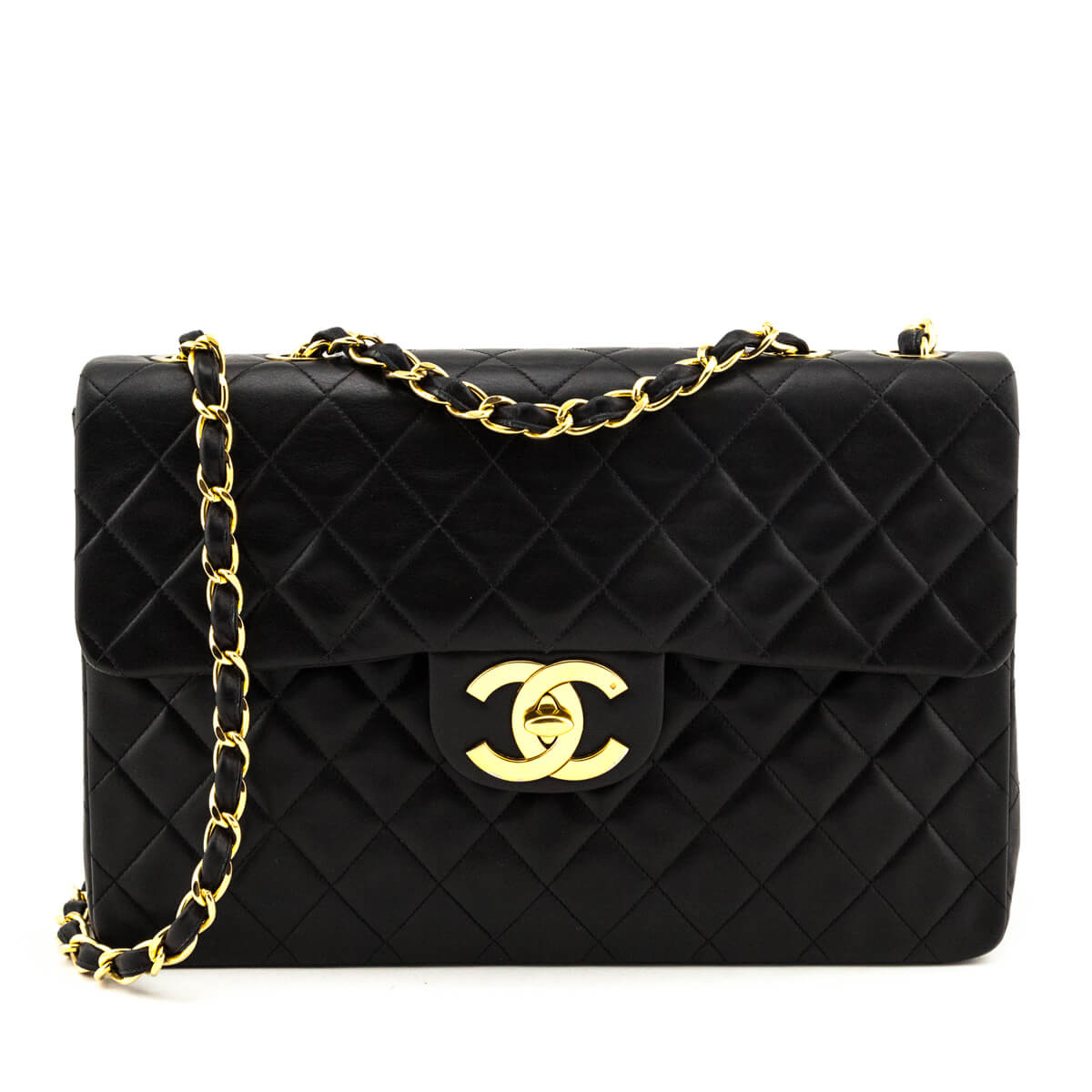 Chanel Black Quilted Lambskin Vintage Jumbo XL Single Flap Bag - Replica Handbag 
 - Replica Handbags 
Best Quality
 Designer Handbags 
Preloved Fashions