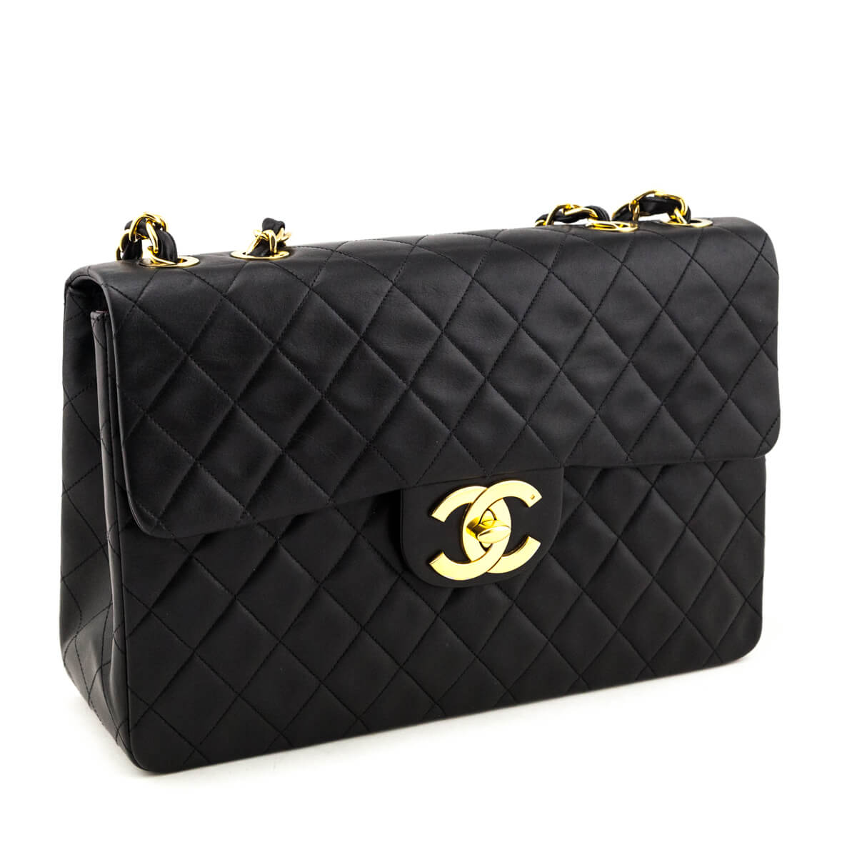 Chanel Black Quilted Lambskin Vintage Jumbo XL Single Flap Bag - Replica Handbag 
 - Replica Handbags 
Best Quality
 Designer Handbags 
Preloved Fashions