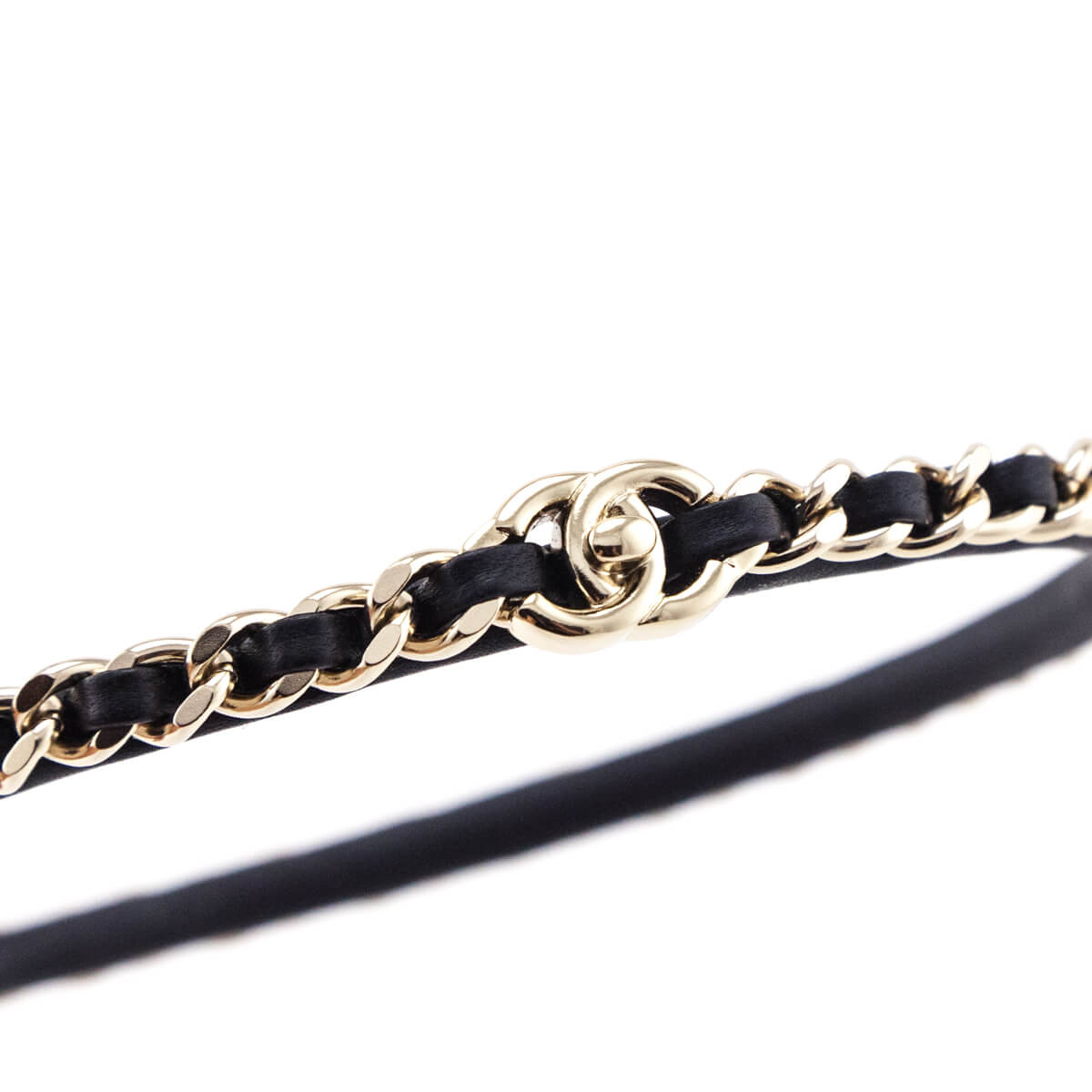 Chanel Black Leather 
Chain Headband - Replica Handbag 
 - Replica Handbags 
Best Quality
 Designer Handbags 
Preloved Fashions