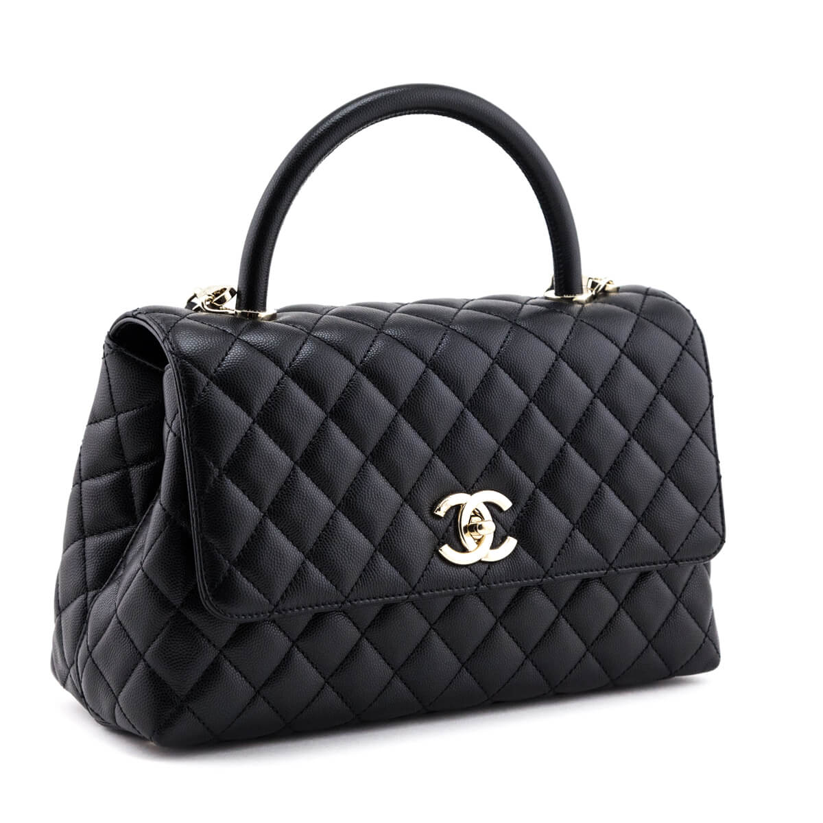 Chanel Black Quilted Caviar Small Coco Handle Flap Bag - Replica Handbag 
 - Replica Handbags 
Best Quality
 Designer Handbags 
Preloved Fashions