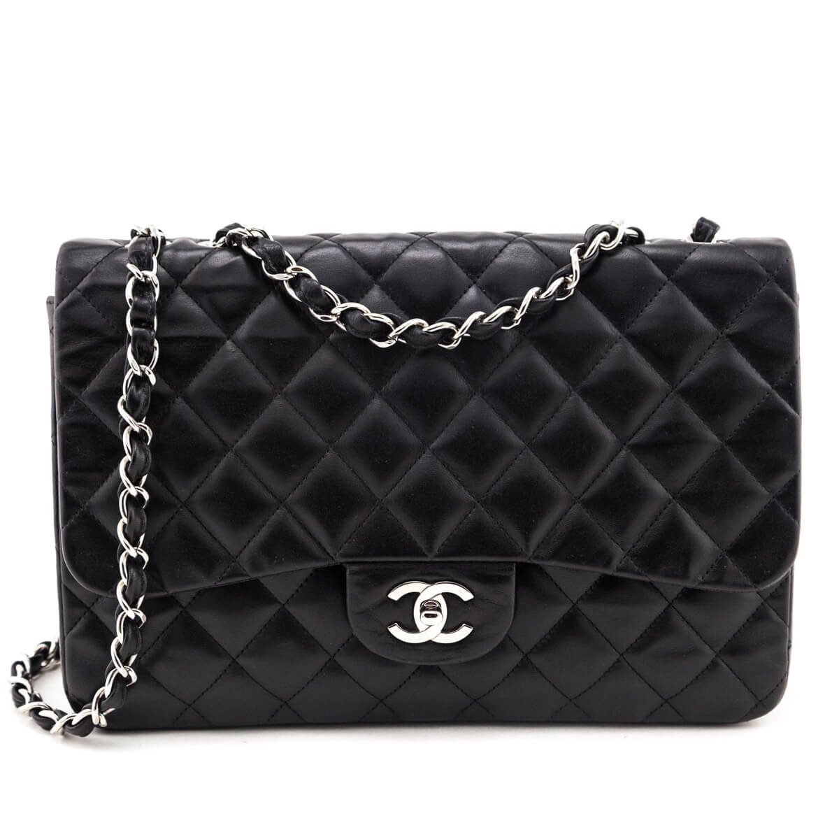 Chanel Black Quilted Lambskin Jumbo Classic Single Flap Bag - Replica Handbag 
 - Replica Handbags 
Best Quality
 Designer Handbags 
Preloved Fashions