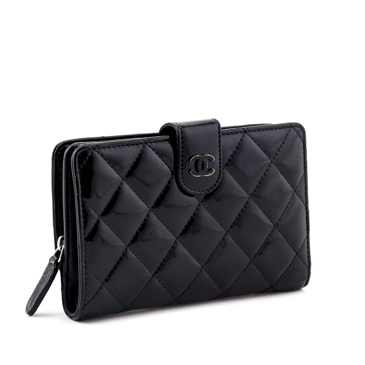 Chanel Black Quilted Patent CC French Wallet - Replica Handbag 
 - Replica Handbags 
Best Quality
 Designer Handbags 
Preloved Fashions