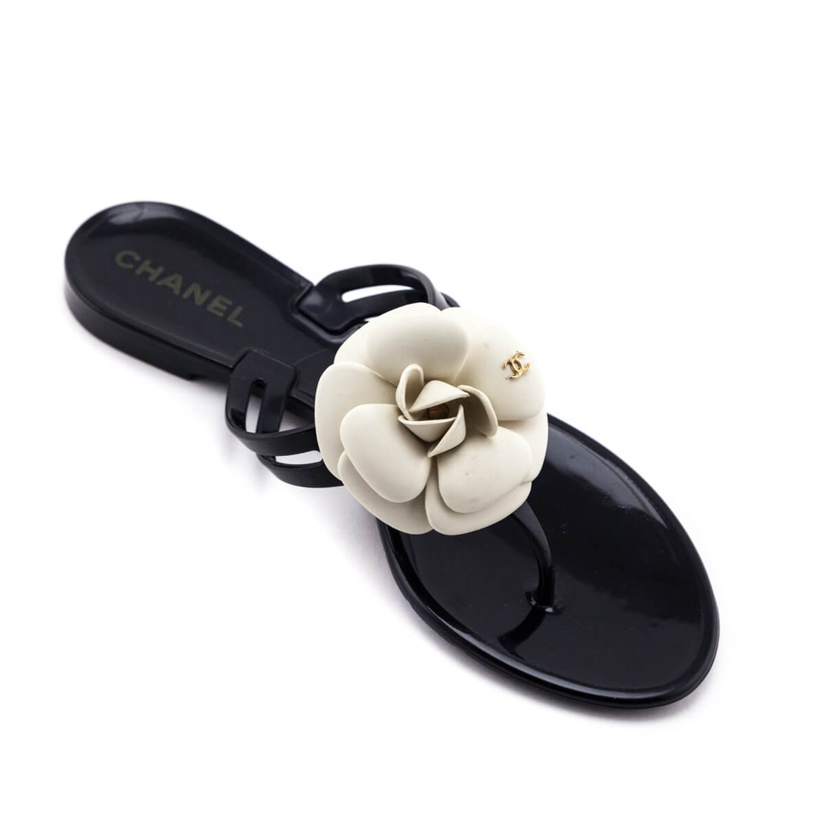 Chanel Black 
Ivory Camellia Jelly Sandals Size US 8 | EU 38 - Replica Handbag 
 - Replica Handbags 
Best Quality
 Designer Handbags 
Preloved Fashions