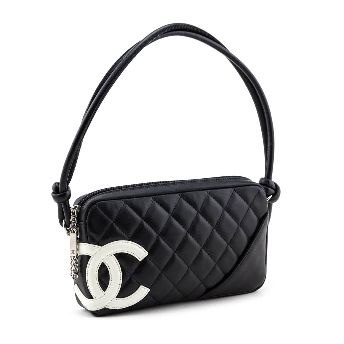 Chanel Black 
White Quilted Calfskin Cambon Pochette - Replica Handbag 
 - Replica Handbags 
Best Quality
 Designer Handbags 
Preloved Fashions