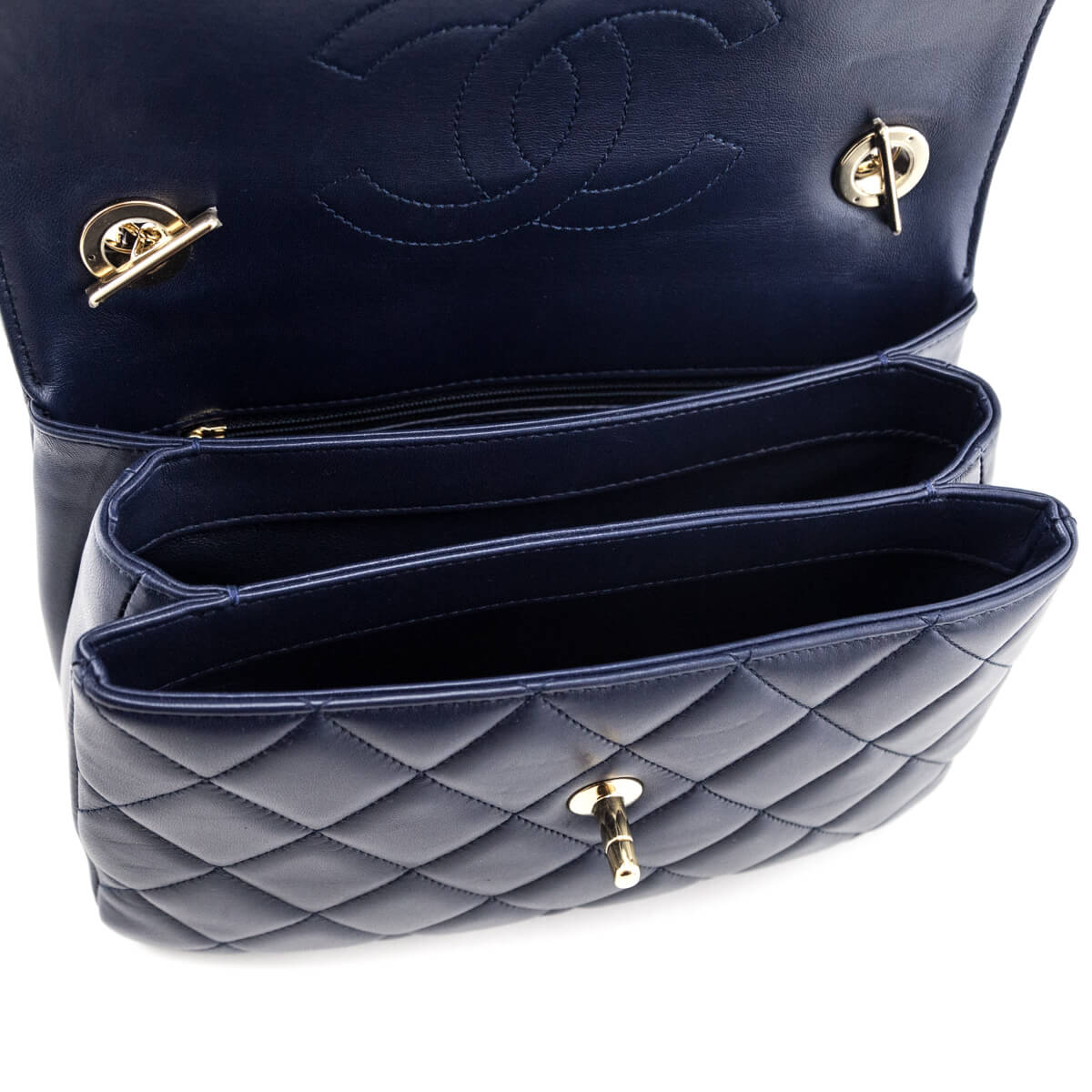 Chanel Navy Quilted Lambskin Small Trendy CC Top Handle Flap Bag - Replica Handbag 
 - Replica Handbags 
Best Quality
 Designer Handbags 
Preloved Fashions