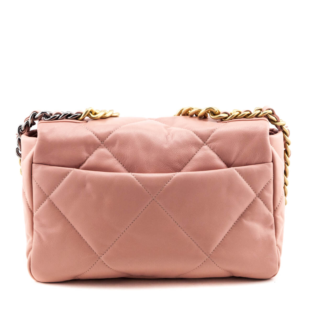 Chanel Pink Shiny Goatskin Quilted Medium Chanel 19 Flap Bag - Replica Handbag 
 - Replica Handbags 
Best Quality
 Designer Handbags 
Preloved Fashions