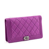 Chanel Purple Quilted Lambskin Boy Yen Wallet - Replica Handbag 
 - Replica Handbags 
Best Quality
 Designer Handbags 
Preloved Fashions