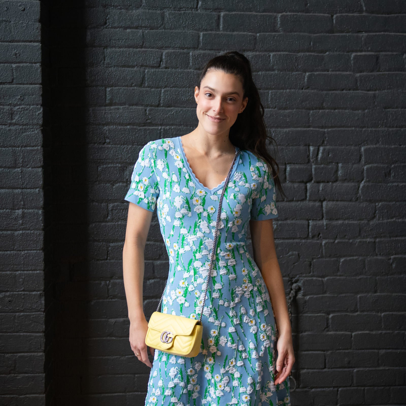 Carolina Herrera Blue Floral Stretch Knit Short Sleeve Dress Size XS | US 4 - Replica Handbag 
 - Replica Handbags 
Best Quality
 Designer Handbags 
Preloved Fashions