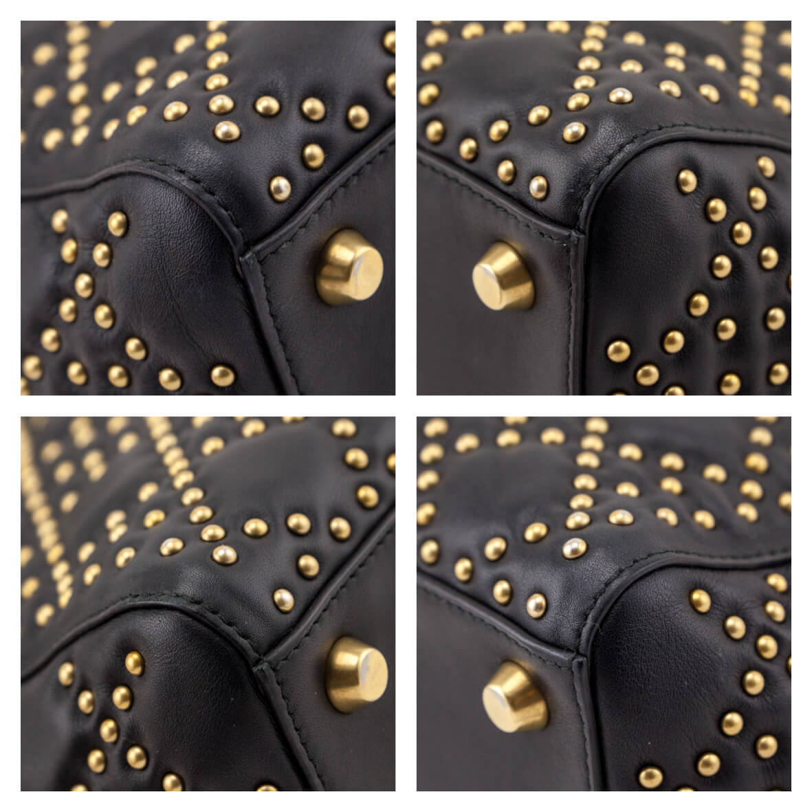 Dior Black Calfskin Studded Cannage Medium Supple Lady Dior - Replica Handbag 
 - Replica Handbags 
Best Quality
 Designer Handbags 
Preloved Fashions