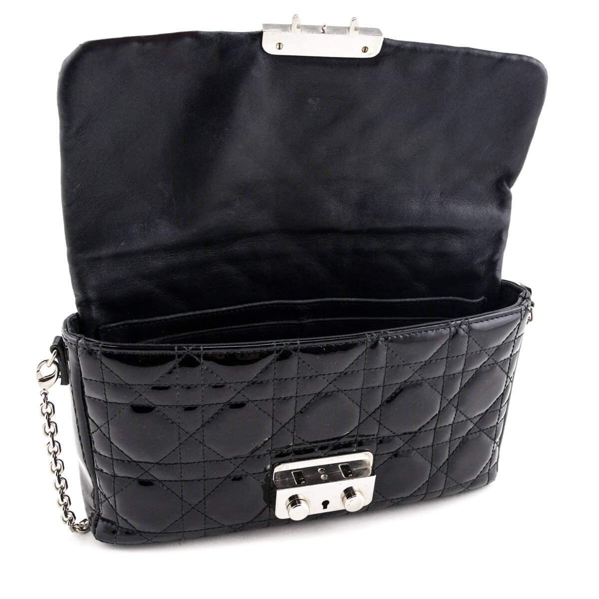 Dior Black Patent Cannage New Lock Pouch - Replica Handbag 
 - Replica Handbags 
Best Quality
 Designer Handbags 
Preloved Fashions