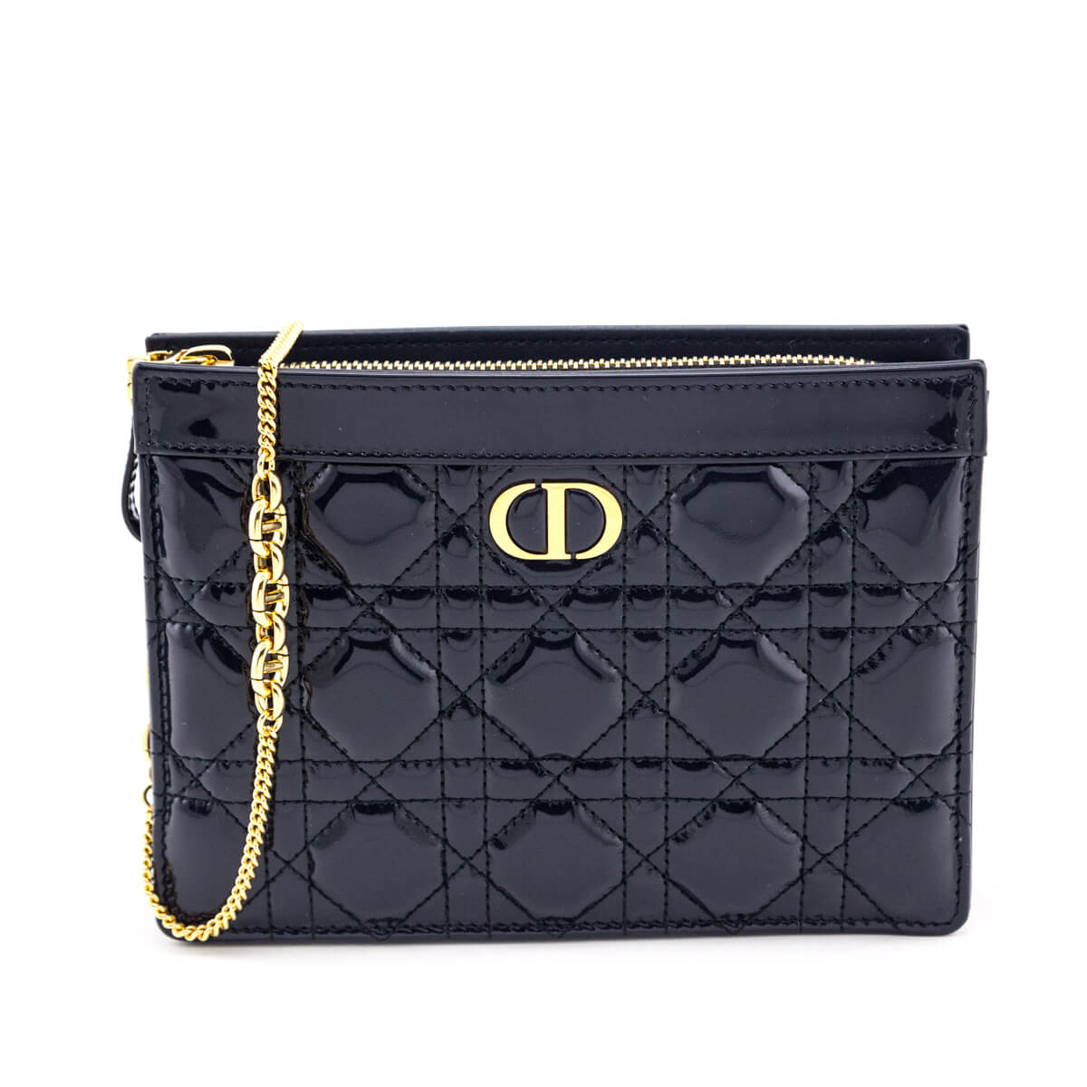 Dior Midnight Patent Quilted Cannage Caro Zipped Pouch With Chain - Replica Handbag 
 - Replica Handbags 
Best Quality
 Designer Handbags 
Preloved Fashions