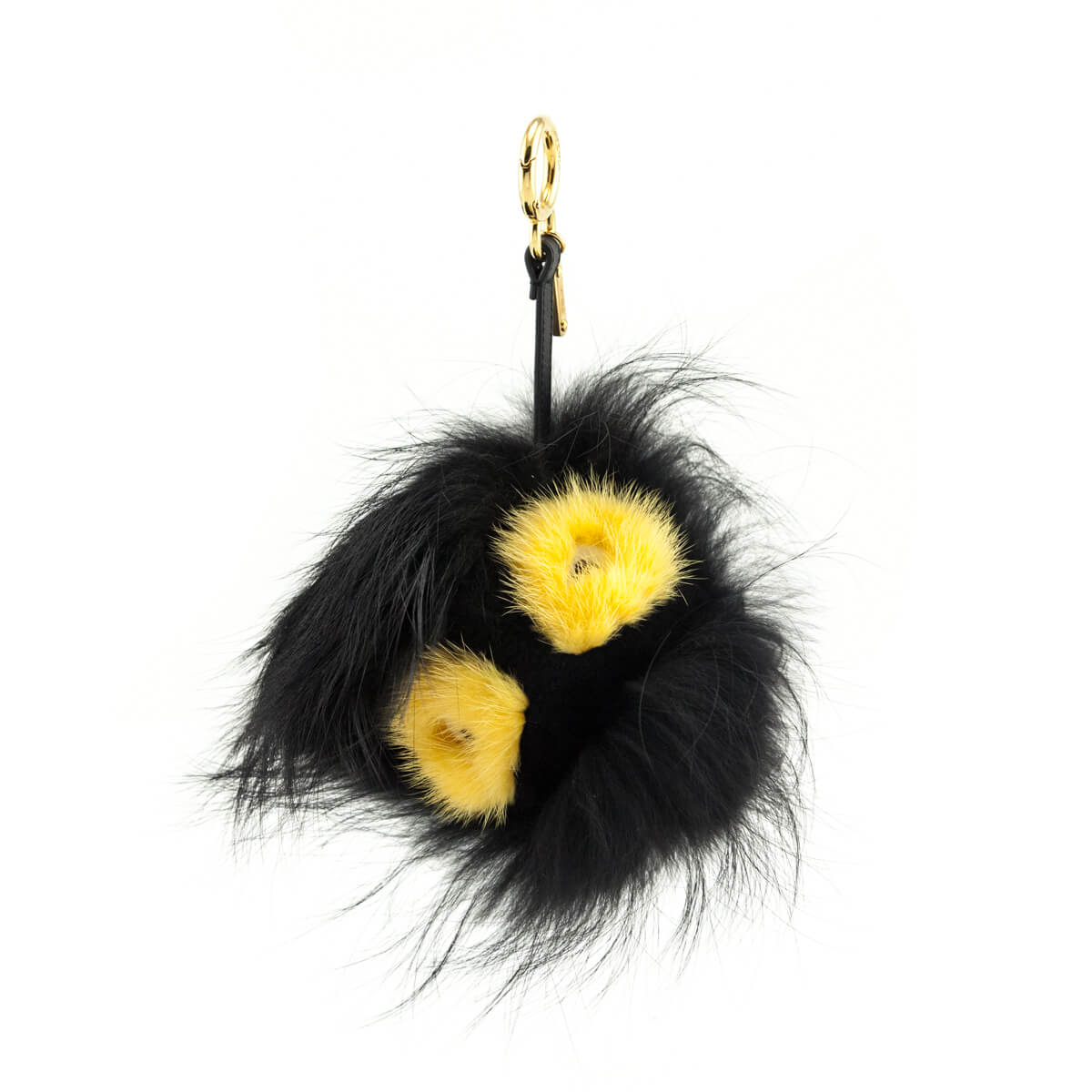 Fendi Black 
Yellow Fur Monster Bag Charm - Replica Handbag 
 - Replica Handbags 
Best Quality
 Designer Handbags 
Preloved Fashions