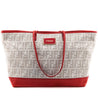 Fendi Ivory 
Red FF Zucca Roll Tote - Replica Handbag 
 - Replica Handbags 
Best Quality
 Designer Handbags 
Preloved Fashions