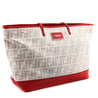 Fendi Ivory 
Red FF Zucca Roll Tote - Replica Handbag 
 - Replica Handbags 
Best Quality
 Designer Handbags 
Preloved Fashions