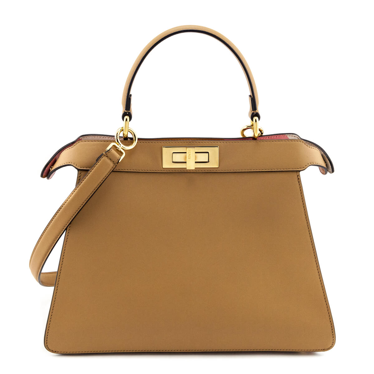 Fendi Miele Scuro Vitello Seta Nappa Medium Peekaboo I SEE U Satchel - Replica Handbag 
 - Replica Handbags 
Best Quality
 Designer Handbags 
Preloved Fashions