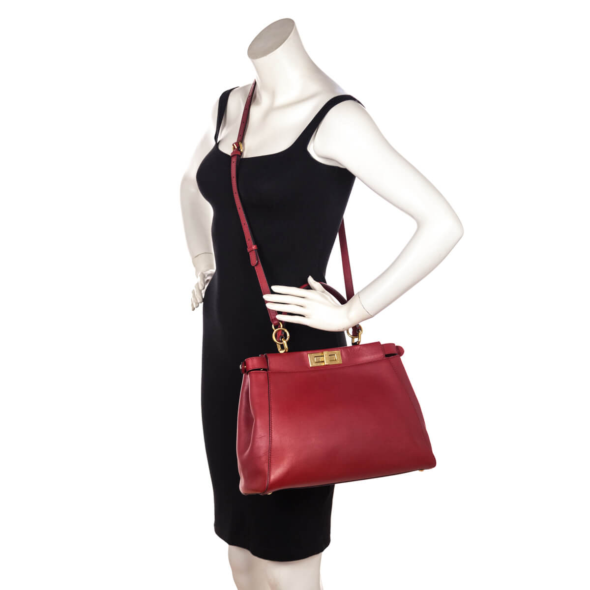 Fendi Red Nappa Medium Peekaboo Bag - Replica Handbag 
 - Replica Handbags 
Best Quality
 Designer Handbags 
Preloved Fashions