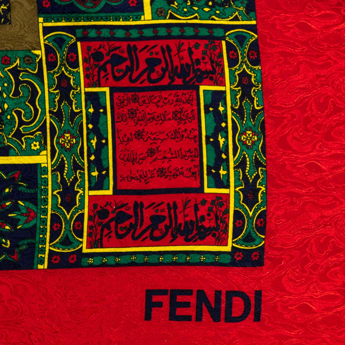 Fendi Red 
Multicolored Silk Jacquard Giant Scarf - Replica Handbag 
 - Replica Handbags 
Best Quality
 Designer Handbags 
Preloved Fashions