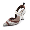 Fendi White 
Brown Lasercut Colibri Slingback Pumps Size US 8 | EU 38 - Replica Handbag 
 - Replica Handbags 
Best Quality
 Designer Handbags 
Preloved Fashions