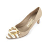 Ferragamo Beige Patent Striped Cap Toe Ezia Pumps Size US 7 | EU 37 - Replica Handbag 
 - Replica Handbags 
Best Quality
 Designer Handbags 
Preloved Fashions