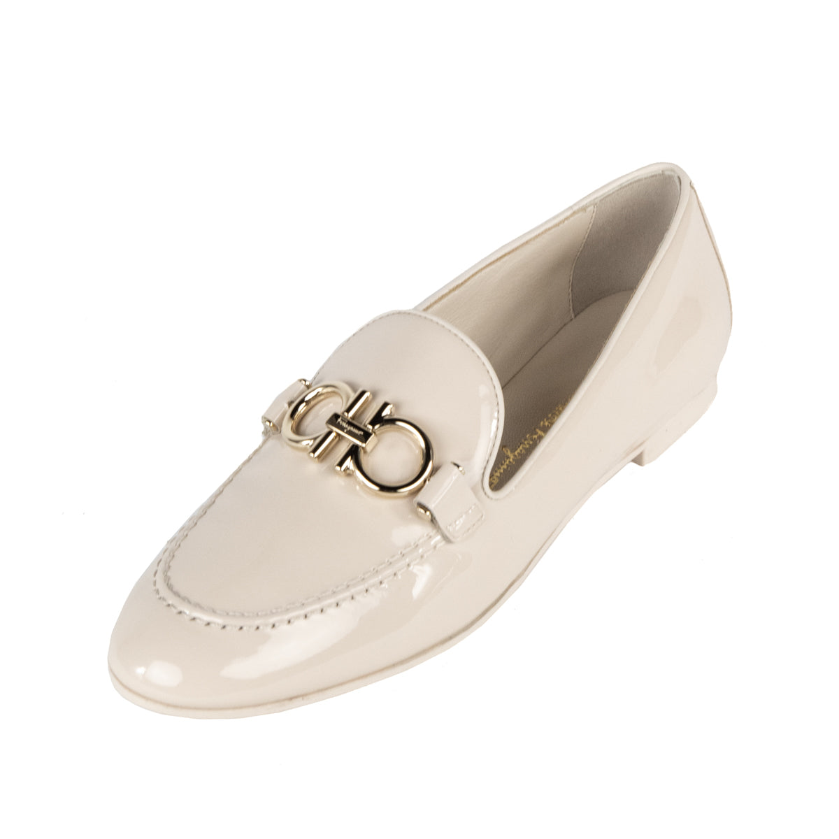 Ferragamo Bone Patent Trifoglio Loafers Size US 5 | IT 35.5 - Replica Handbag 
 - Replica Handbags 
Best Quality
 Designer Handbags 
Preloved Fashions