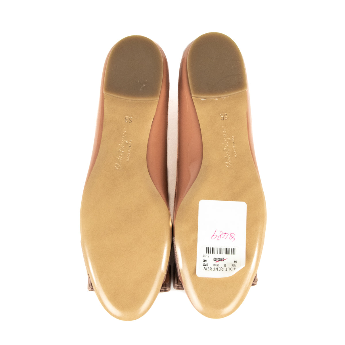 Ferragamo New Blush Patent Varina Ballet Flats Size US 5 | IT 35.5 - Replica Handbag 
 - Replica Handbags 
Best Quality
 Designer Handbags 
Preloved Fashions