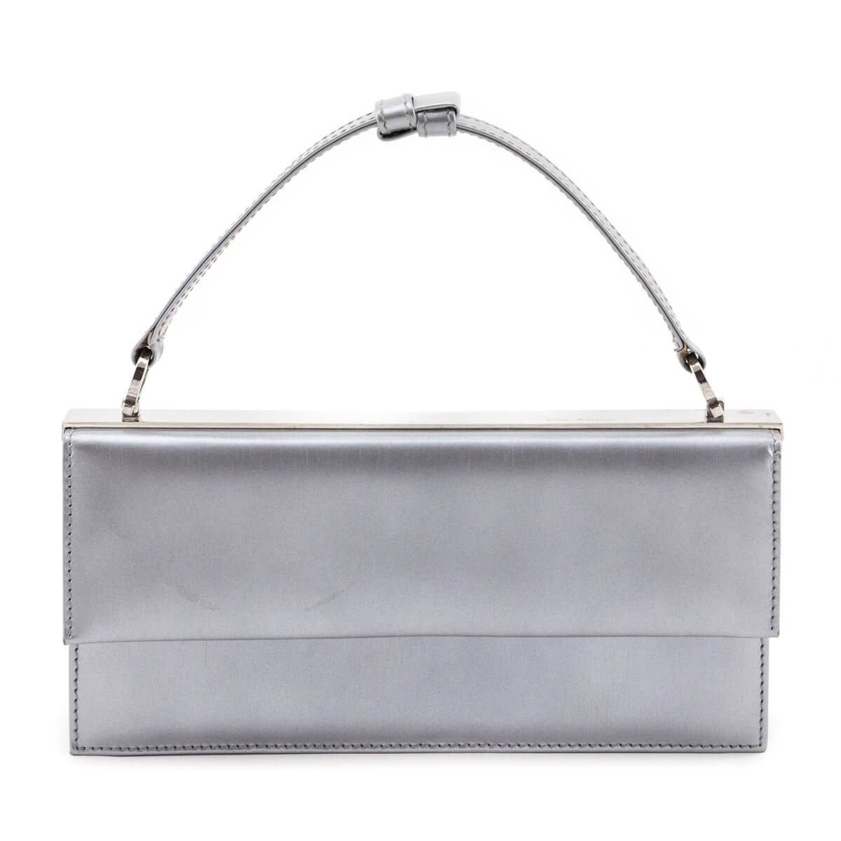 Ferragamo Silver Metallic Evening Clutch - Replica Handbag 
 - Replica Handbags 
Best Quality
 Designer Handbags 
Preloved Fashions