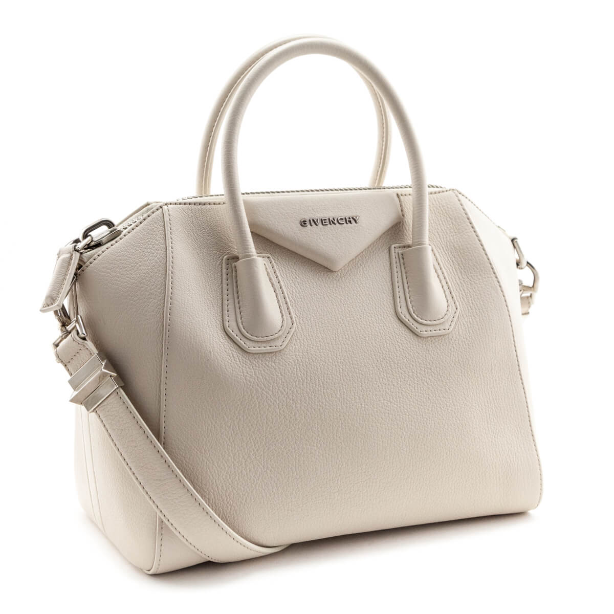 Givenchy Ivory Sugar Goatskin Small Antigona Bag - Replica Handbag 
 - Replica Handbags 
Best Quality
 Designer Handbags 
Preloved Fashions