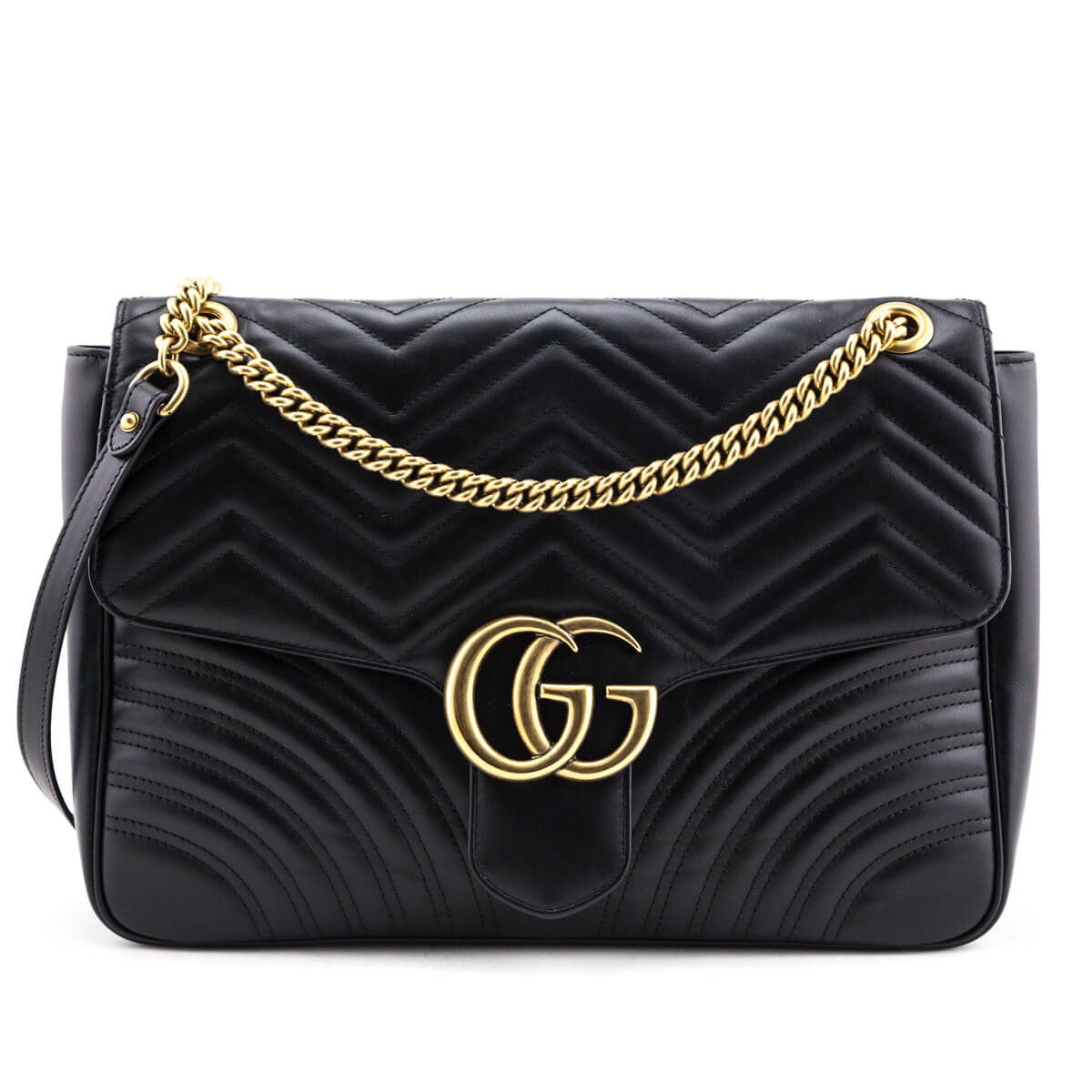 Gucci Black Calfskin Matelasse Large GG Marmont Shoulder Bag - Replica Handbag 
 - Replica Handbags 
Best Quality
 Designer Handbags 
Preloved Fashions