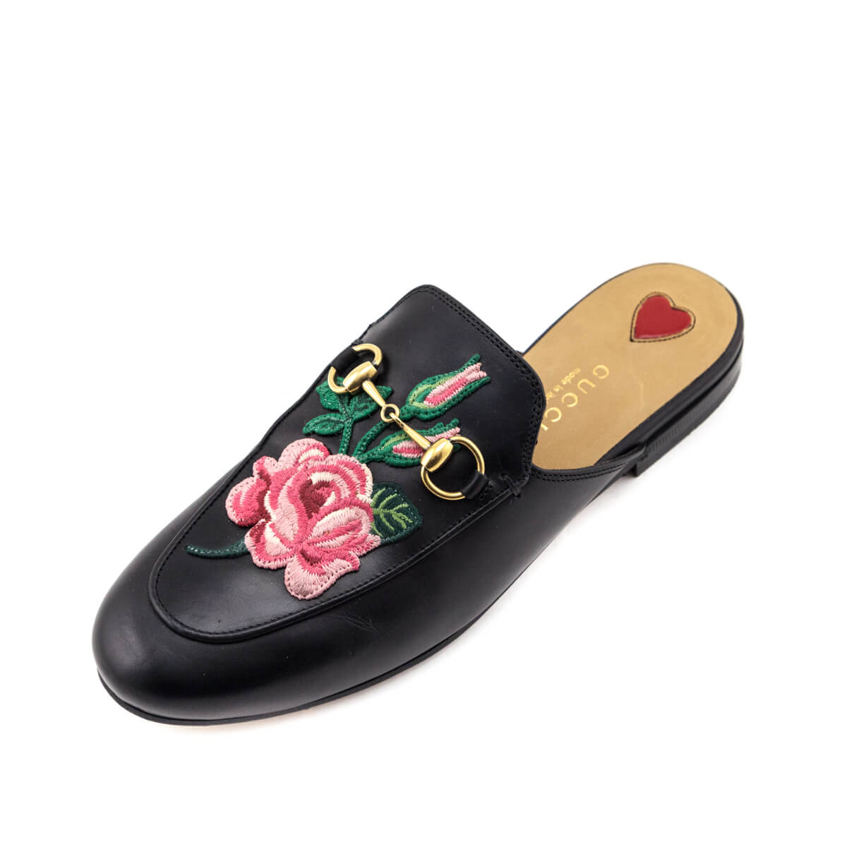 Gucci Black Leather Embroidered Princetown Mules Size US 6 | EU 36 - Replica Handbag 
 - Replica Handbags 
Best Quality
 Designer Handbags 
Preloved Fashions