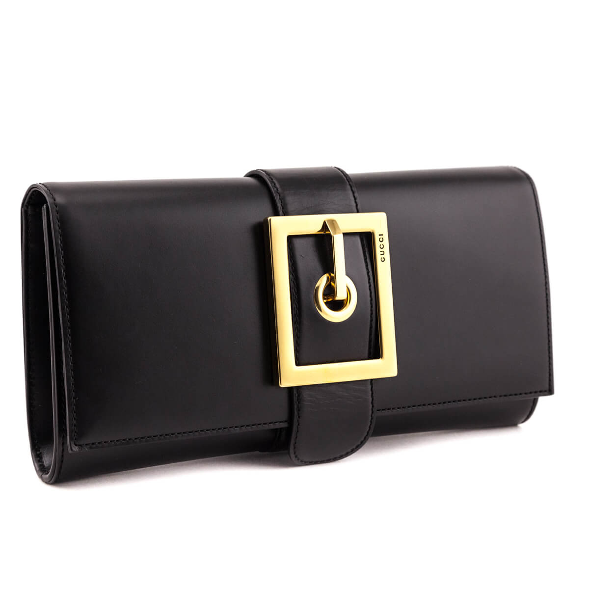 Gucci Black Leather Lady Buckle Clutch - Replica Handbag 
 - Replica Handbags 
Best Quality
 Designer Handbags 
Preloved Fashions