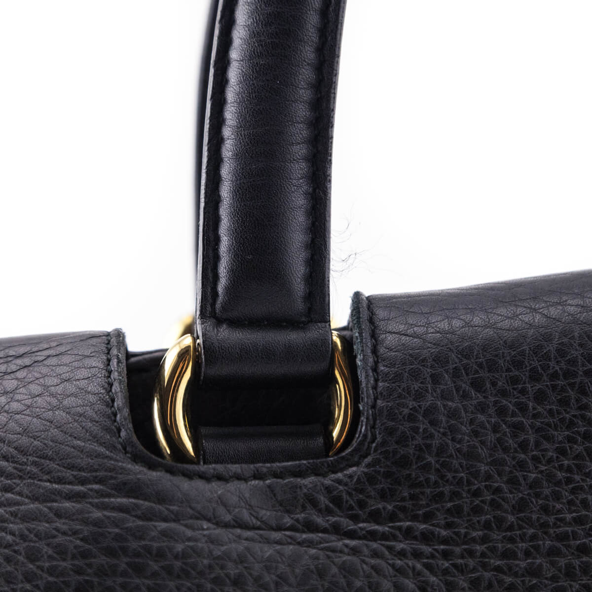 Gucci Black Pebbled Calfskin 1973 Top Handle Bag - Replica Handbag 
 - Replica Handbags 
Best Quality
 Designer Handbags 
Preloved Fashions