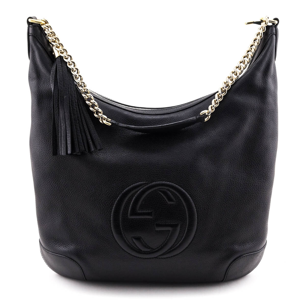 Gucci Black Pebbled Calfskin Soho Chain Hobo - Replica Handbag 
 - Replica Handbags 
Best Quality
 Designer Handbags 
Preloved Fashions