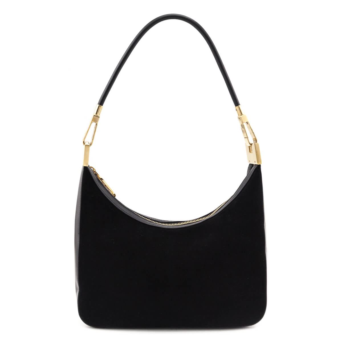 Gucci Black Suede 
Leather Small Hobo - Replica Handbag 
 - Replica Handbags 
Best Quality
 Designer Handbags 
Preloved Fashions