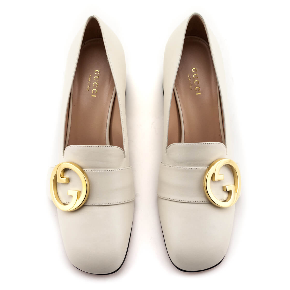 Gucci Mystic White Blondie GG Mid-Heel Pumps Size US 8 | EU 38 - Replica Handbag 
 - Replica Handbags 
Best Quality
 Designer Handbags 
Preloved Fashions