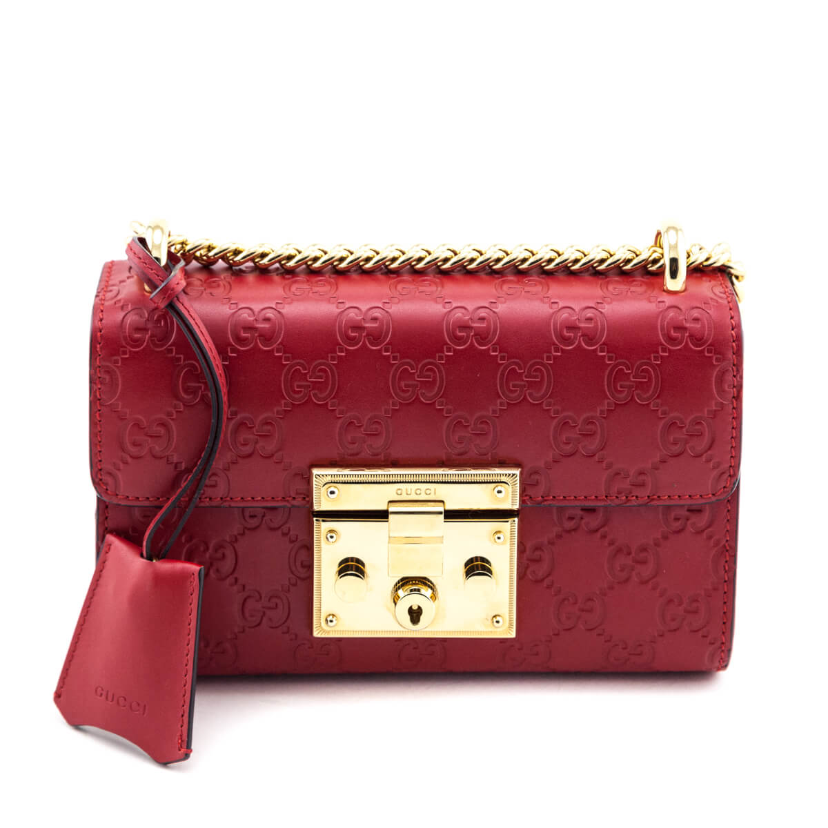 Gucci Red Guccissima Small PadLock Shoulder Bag - Replica Handbag 
 - Replica Handbags 
Best Quality
 Designer Handbags 
Preloved Fashions