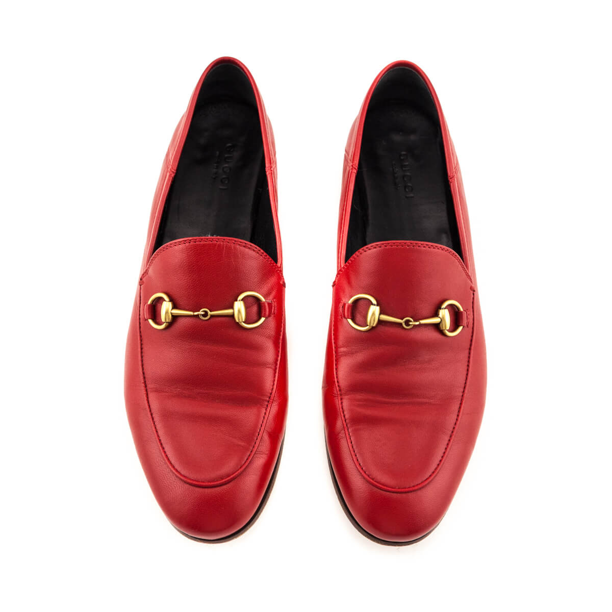 Gucci Red Leather Brixton Horsebit Loafers Size US 9 | IT 39 - Replica Handbag 
 - Replica Handbags 
Best Quality
 Designer Handbags 
Preloved Fashions