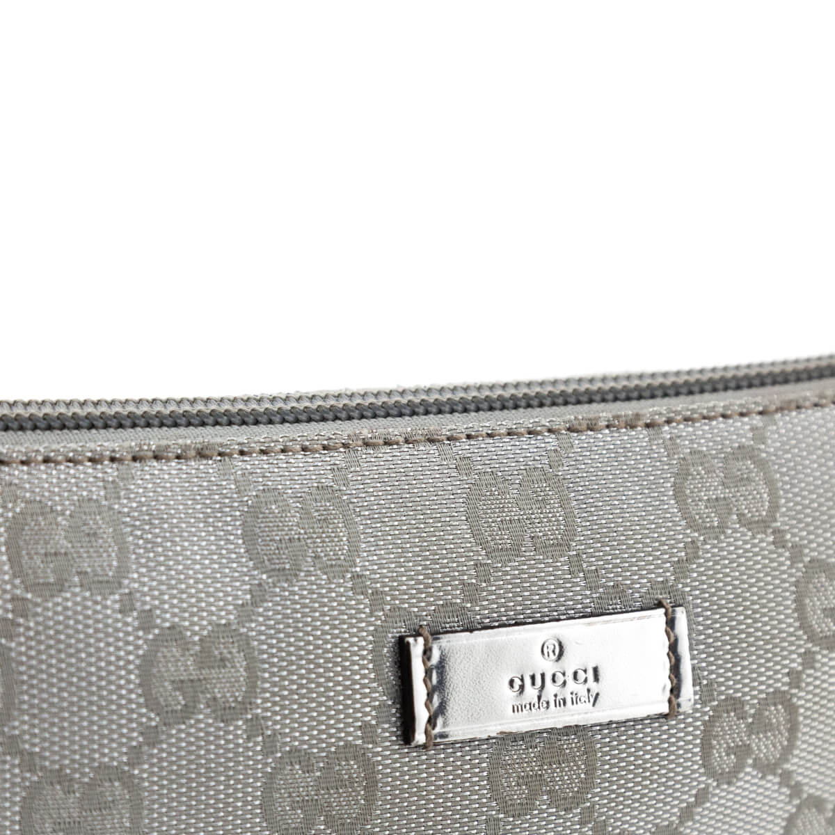 Gucci Silver Monogram Canvas Boat Pochette - Replica Handbag 
 - Replica Handbags 
Best Quality
 Designer Handbags 
Preloved Fashions