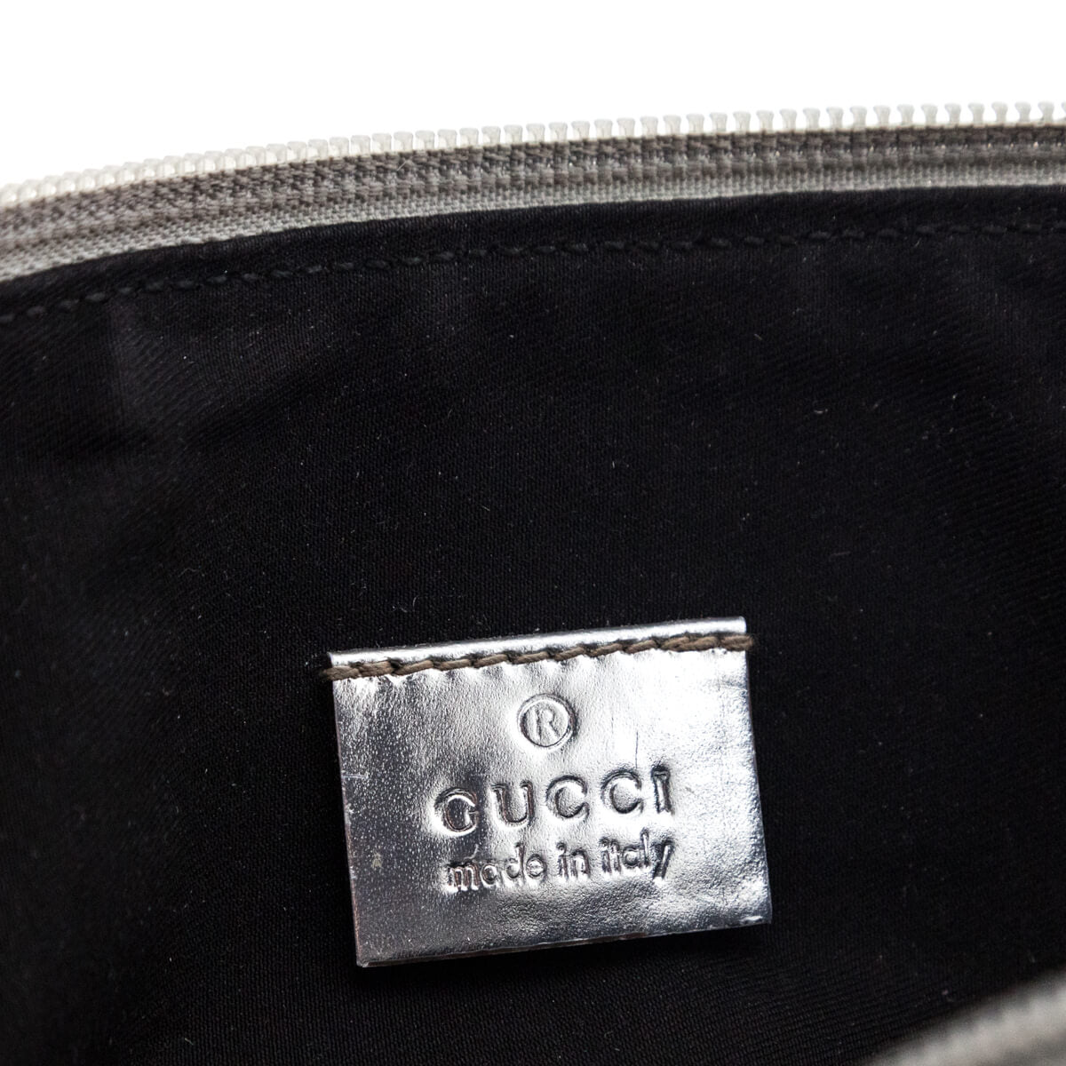 Gucci Silver Monogram Canvas Boat Pochette - Replica Handbag 
 - Replica Handbags 
Best Quality
 Designer Handbags 
Preloved Fashions