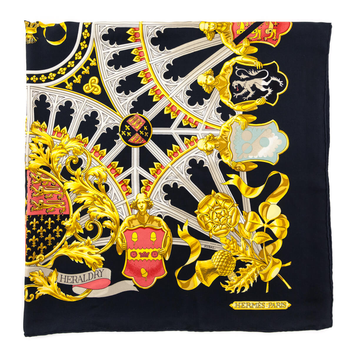 Hermes Black 
Gold Silk British Herarldry Scarf 90 - Replica Handbag 
 - Replica Handbags 
Best Quality
 Designer Handbags 
Preloved Fashions