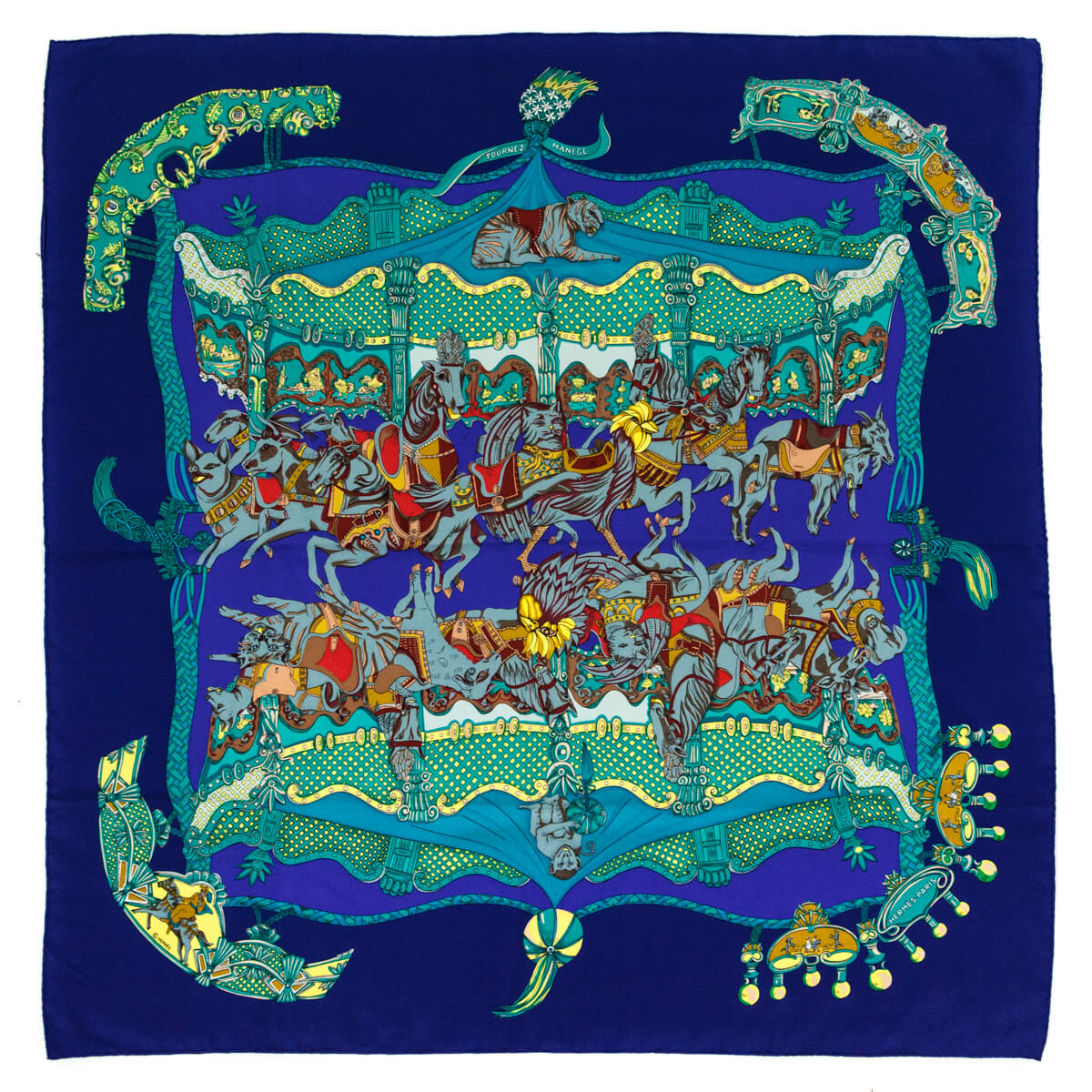 Hermes Blue Silk Tournez Manege Scarf 90 - Replica Handbag 
 - Replica Handbags 
Best Quality
 Designer Handbags 
Preloved Fashions